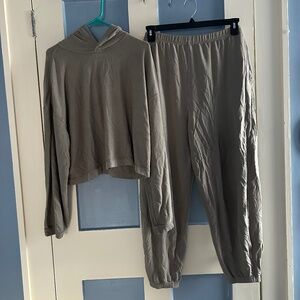 Lululemon Be Calm Hoodie and Oversized Midrise Pant Set